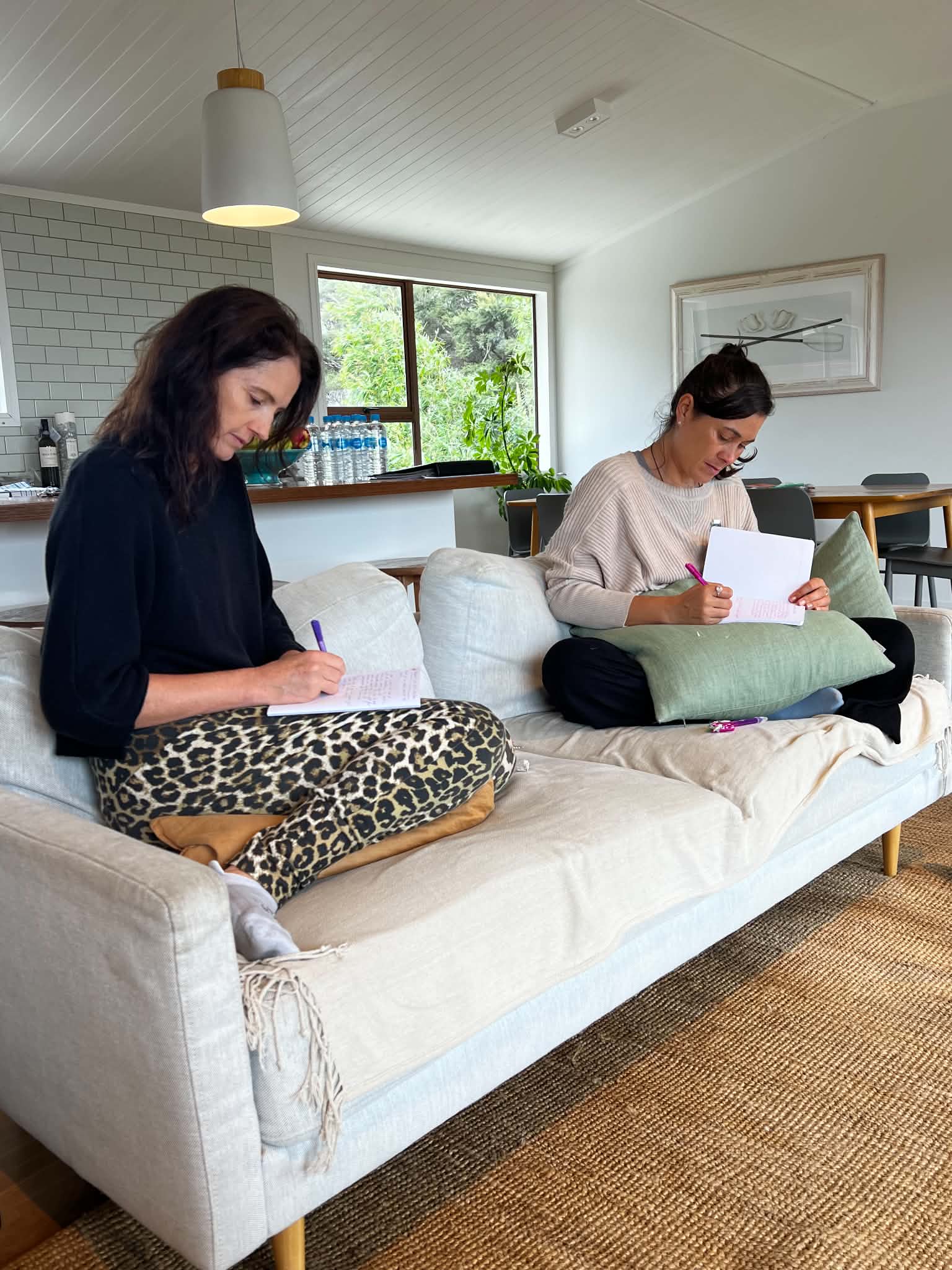 Writers at a Createcation retreat