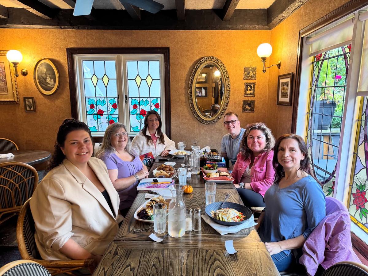 Crystal Adair-Benning hosting a Table of Stories workshop