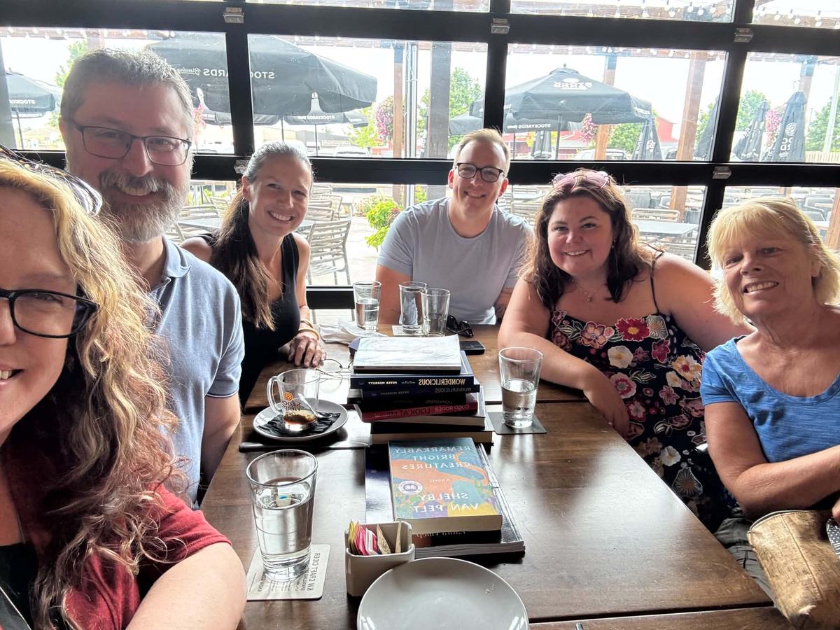 Crystal Adair-Benning hosting a Table of Stories workshop