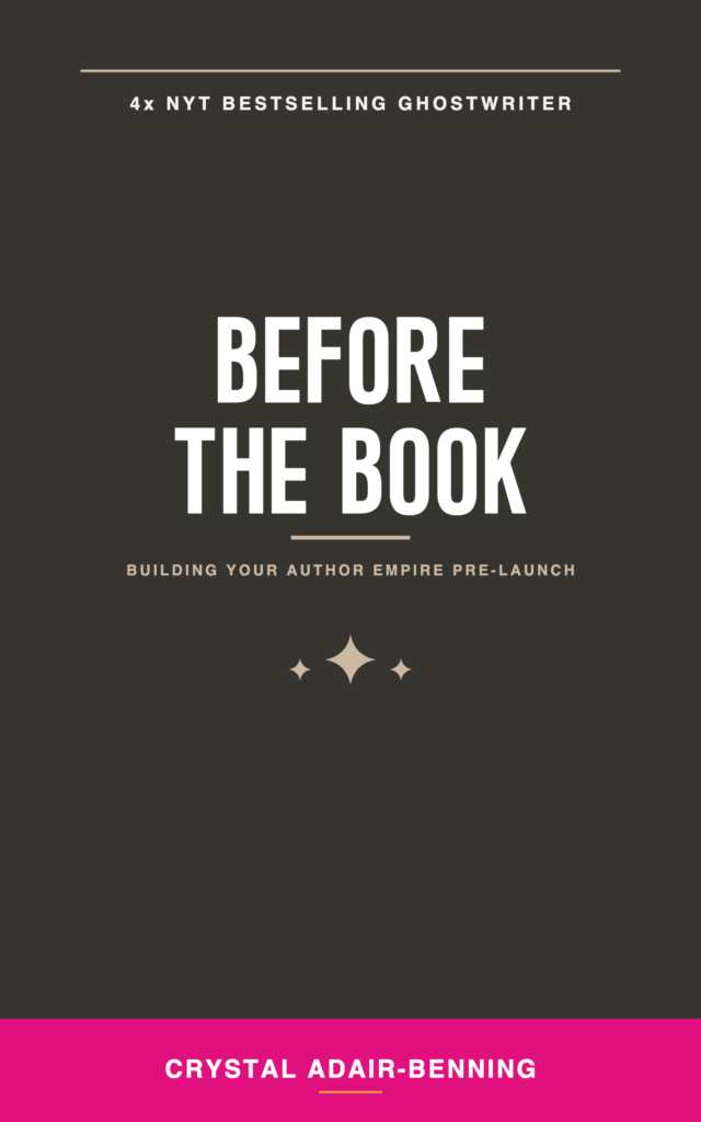 Before The Book by Crystal Adair-Benning