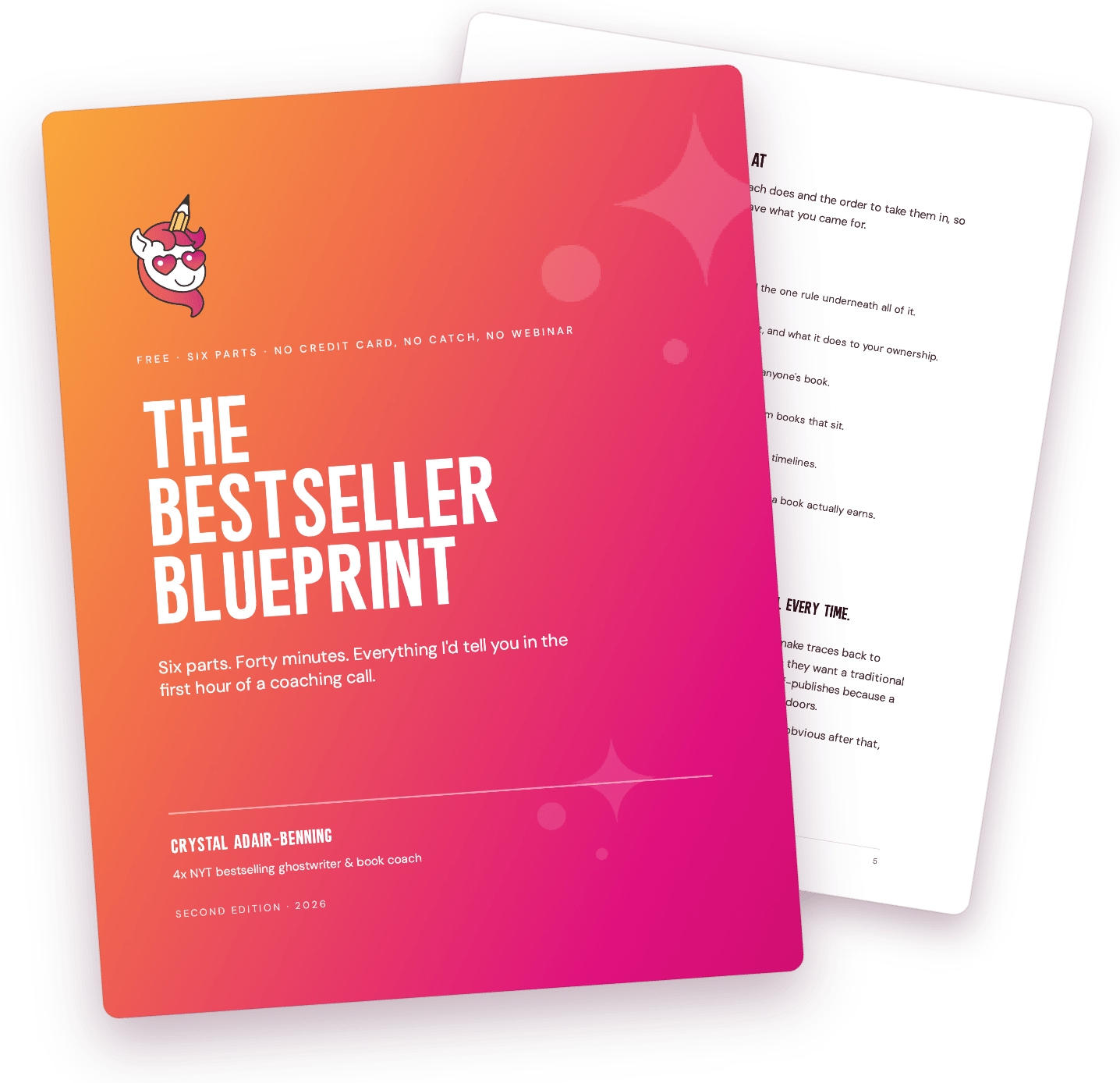 The Bestseller Blueprint 2026 by Crystal Adair-Benning