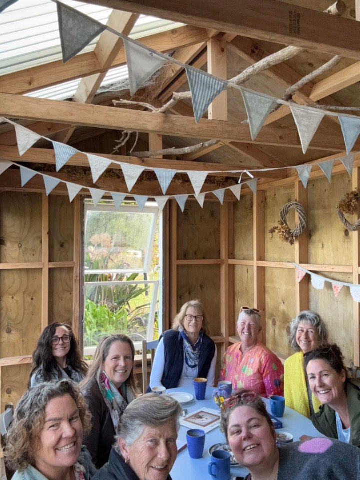 Writers at a Createcation retreat