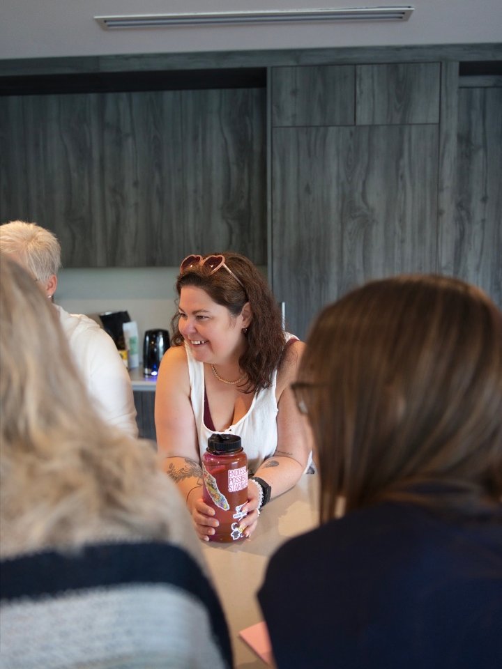 Crystal in conversation with writers